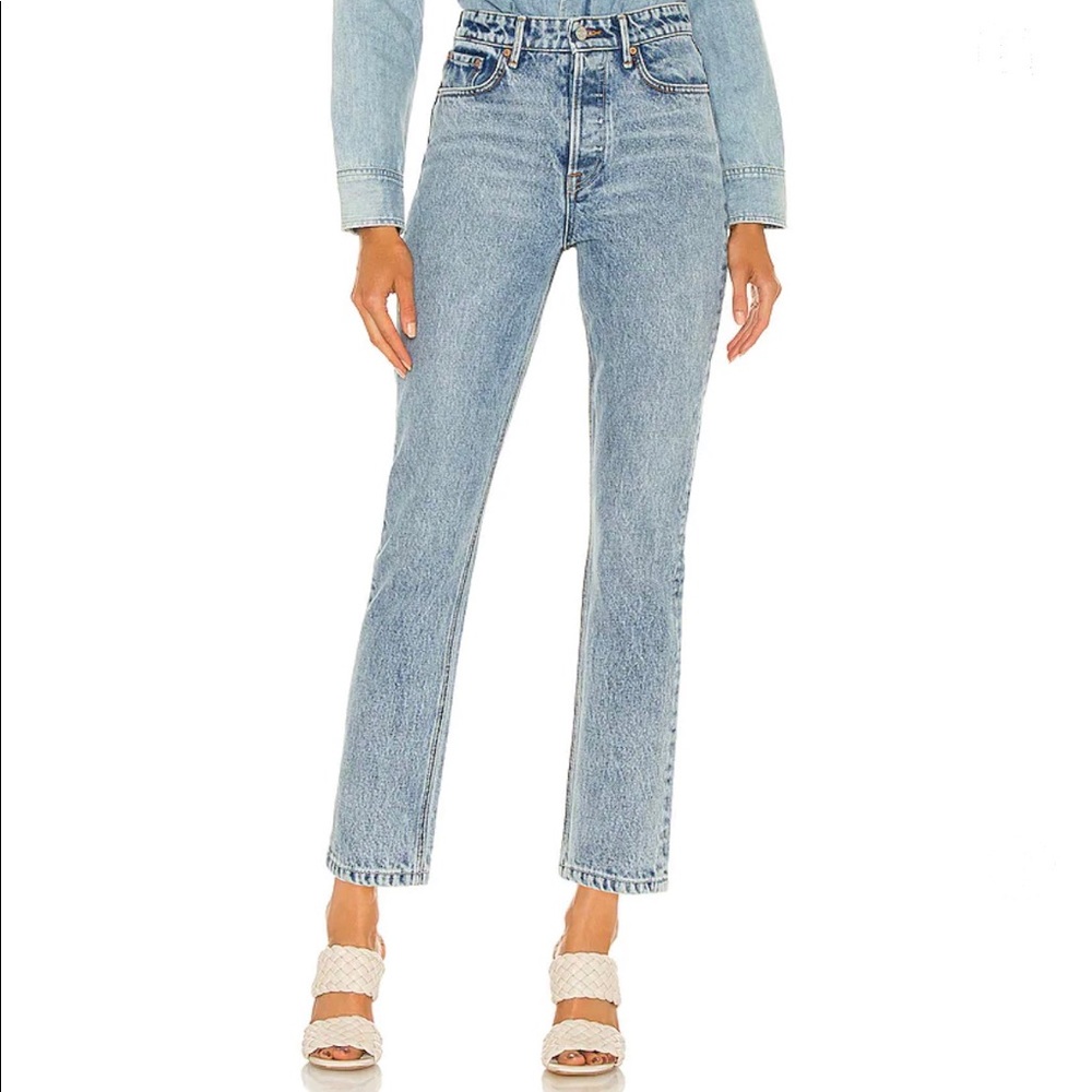 Karolina high rise cropped jeans.